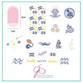 Aquarius (CjSZ-12) - CJS Small Stamping Plate